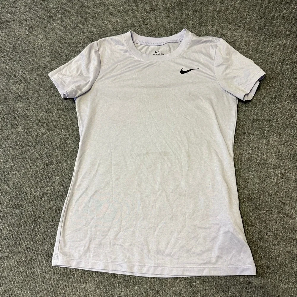 Nike T-Shirt Womens Size XS Purple Dri-Fit Short Sleeve Athletic Training Top